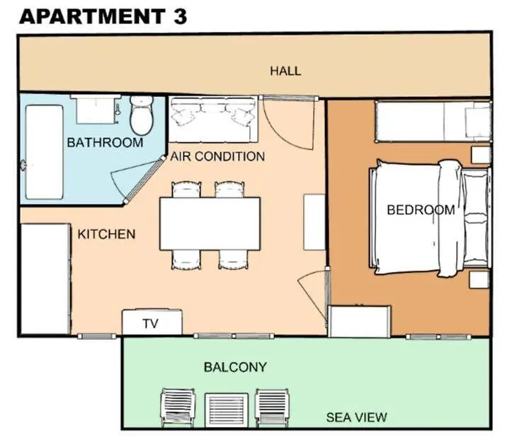 Mirjana F Apartaments Baška